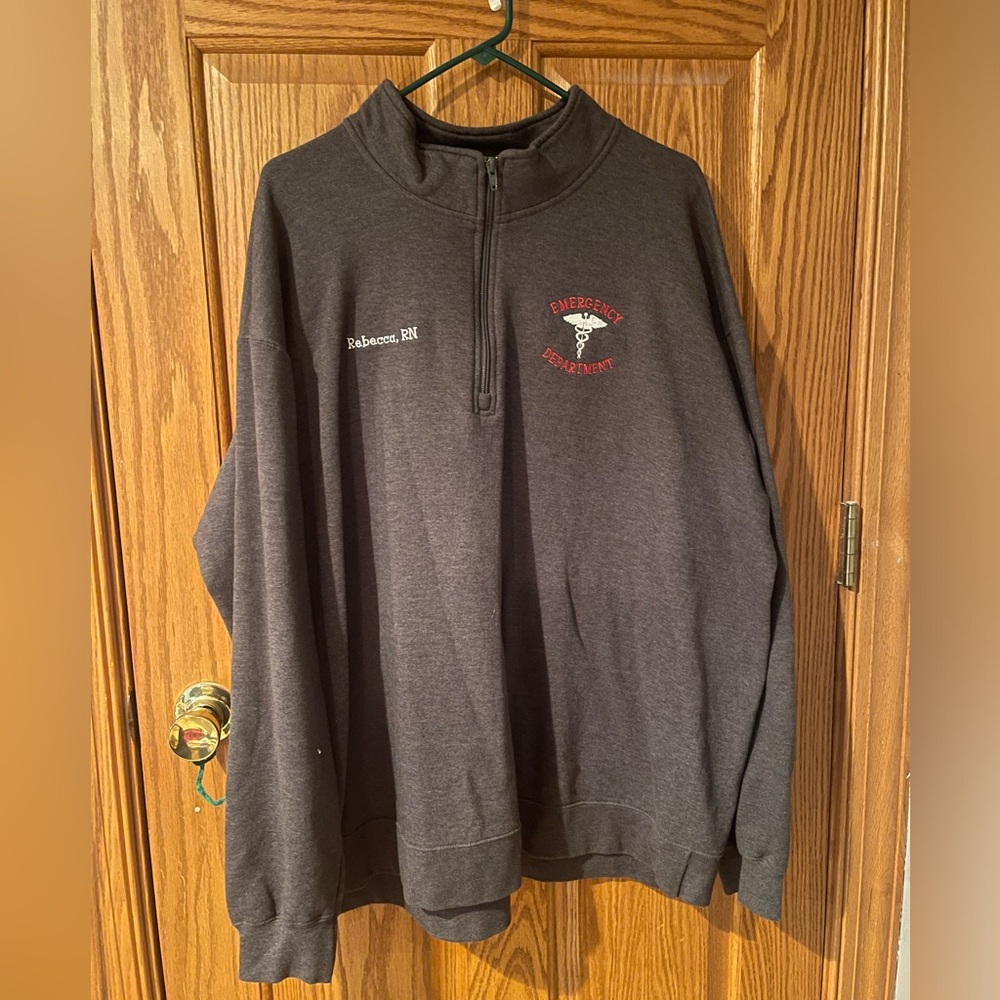 Emergency Department ED Quarter Zip